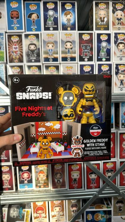 Funko Snaps! Five Nights At Freddy'S (Fnaf) Spielset: Golden Freddy mit Bühne
