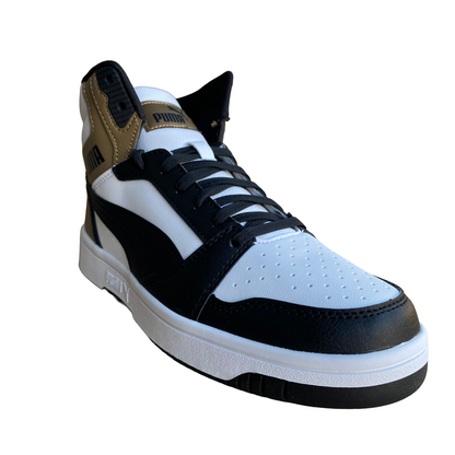 Puma Scarpa sneakers da uomo Rebound v6 392326-09 bianco-nero-cioccolata
