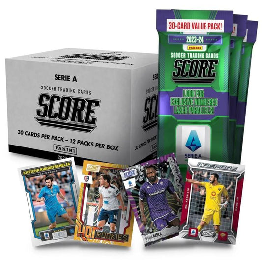 Panini Serie A Score Card 2023-24 Fat Box 12 Busta Soccer Trading Card Cards