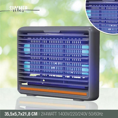 Lampada Mosquito Anti Zanzare Elettroinsetticida 6W Zanzariera Elettrica Esterno