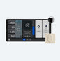 Shelly Pannello a muro grande Wall Display X2 Grigio + Sensore BLU H&T Avorio