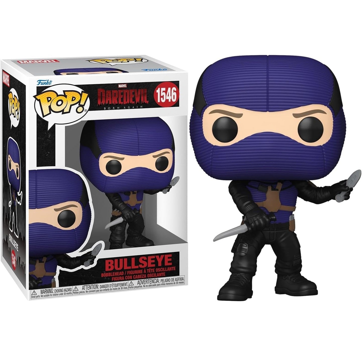 Funko Pop! Marvel Daredevil Born Again (1546) Bullseye – Vinylfigur 9cm