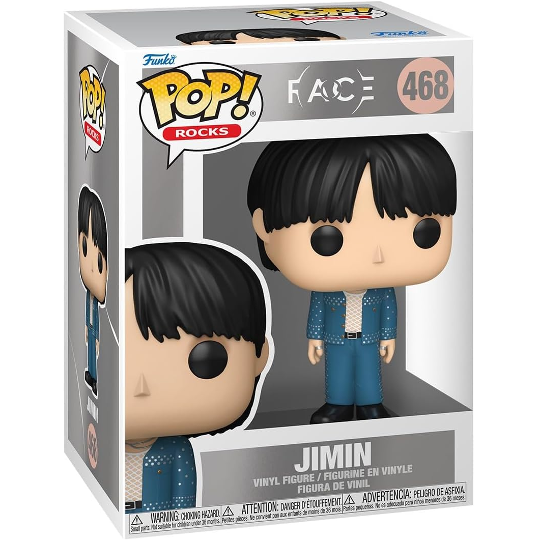Funko Pop! Rocks BTS Face – (468) Jimin (Like Crazy) Figur K-POP 9cm