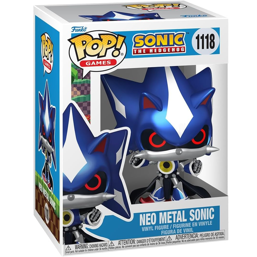 Funko Pop! Games Sonic The Hedgehog – (1118) Neo Metal Sonic Vinylfigur 9cm