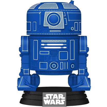 Funko Pop ! Star Wars - (798) R2-D2 Bobblehead (Blue Print) Figure 9cm