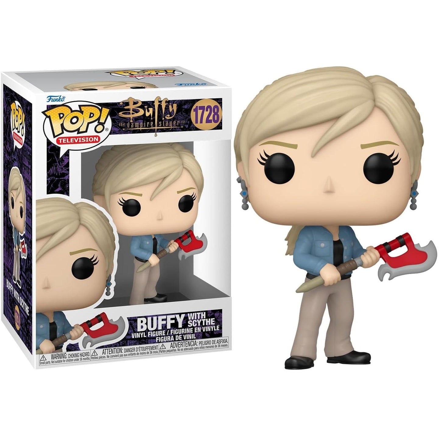 Funko Pop! TV Buffy The Vampire Slayer – (1728) Buffy mit Sense Figur 9cm