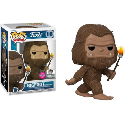 Funko Pop! Myths (16) Bigfoot (Marshmallow) beflockt Exklusiv Limitierte Edition