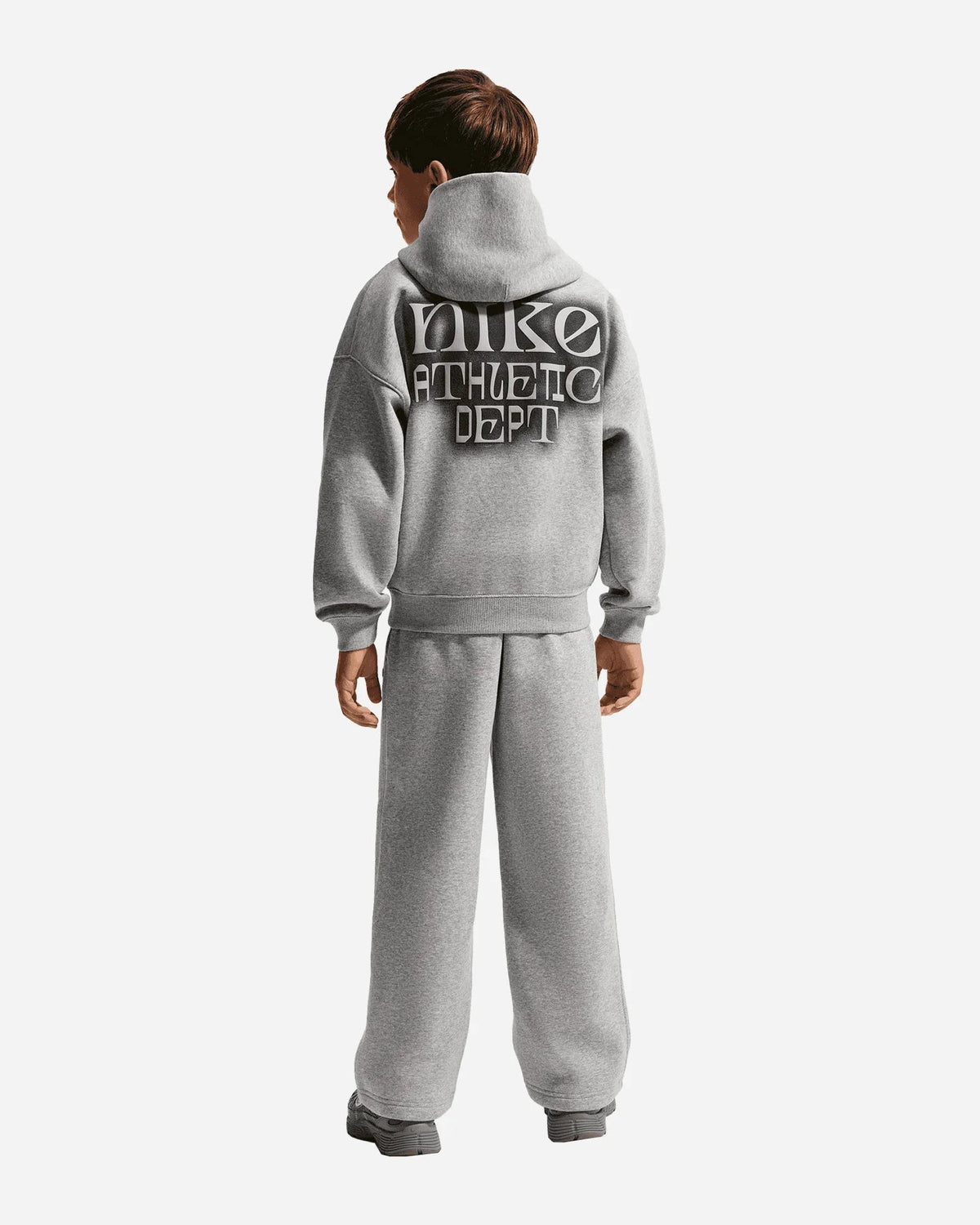 Nike pantalone sportivo da ragazzi WIDE STRAIGHT IO1693-063 grigio