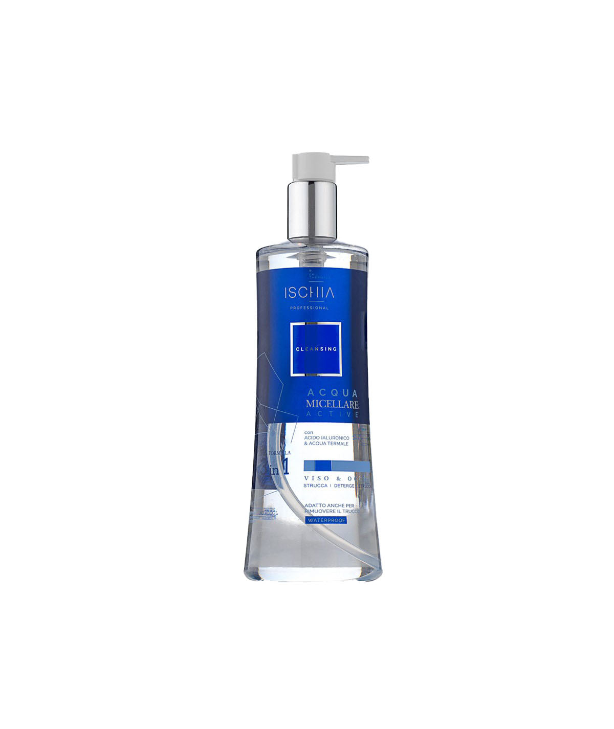 Ischia Eau Thermale Mizellenwasser Active 3 In 1 Make-up Entferner Lotion Gesicht Und Augen 500 ml