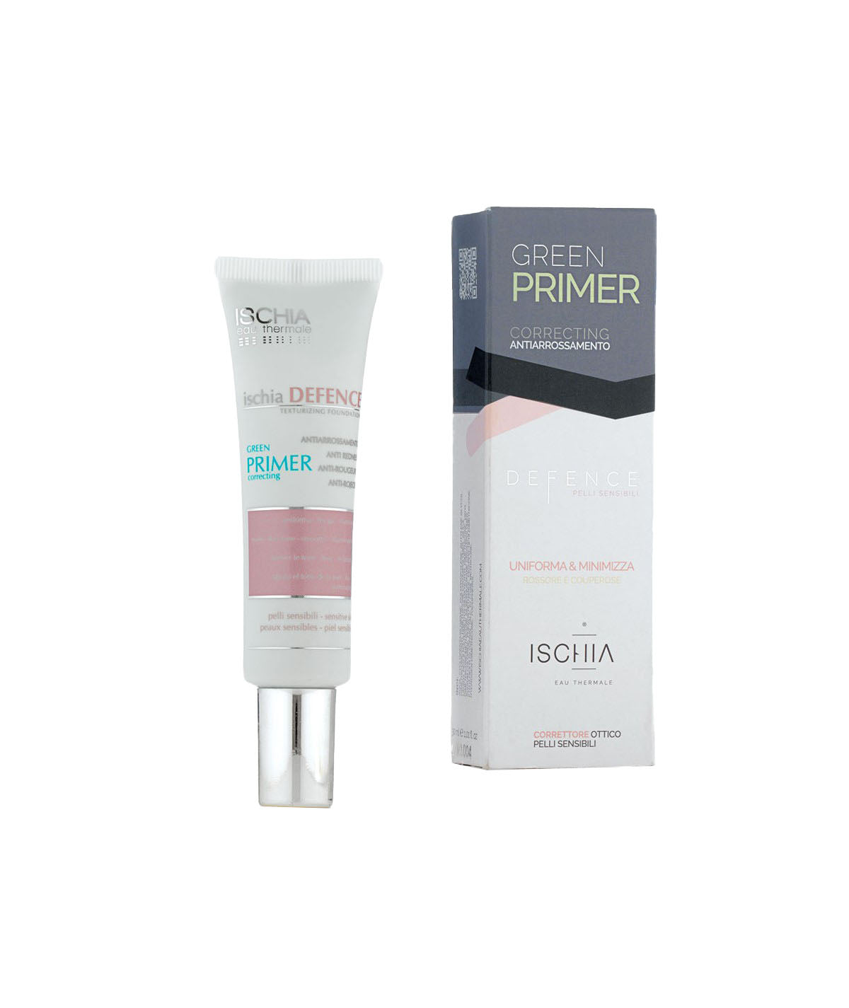 Ischia Eau Thermale Defence Green Primer Korrigierend gegen Rötungen 30 ml
