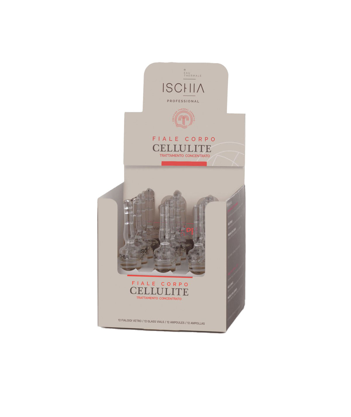 Ischia Eau Thermale Körperampullen Cellulite Konzentrierte Behandlung 12 Ampullen à 10 ml