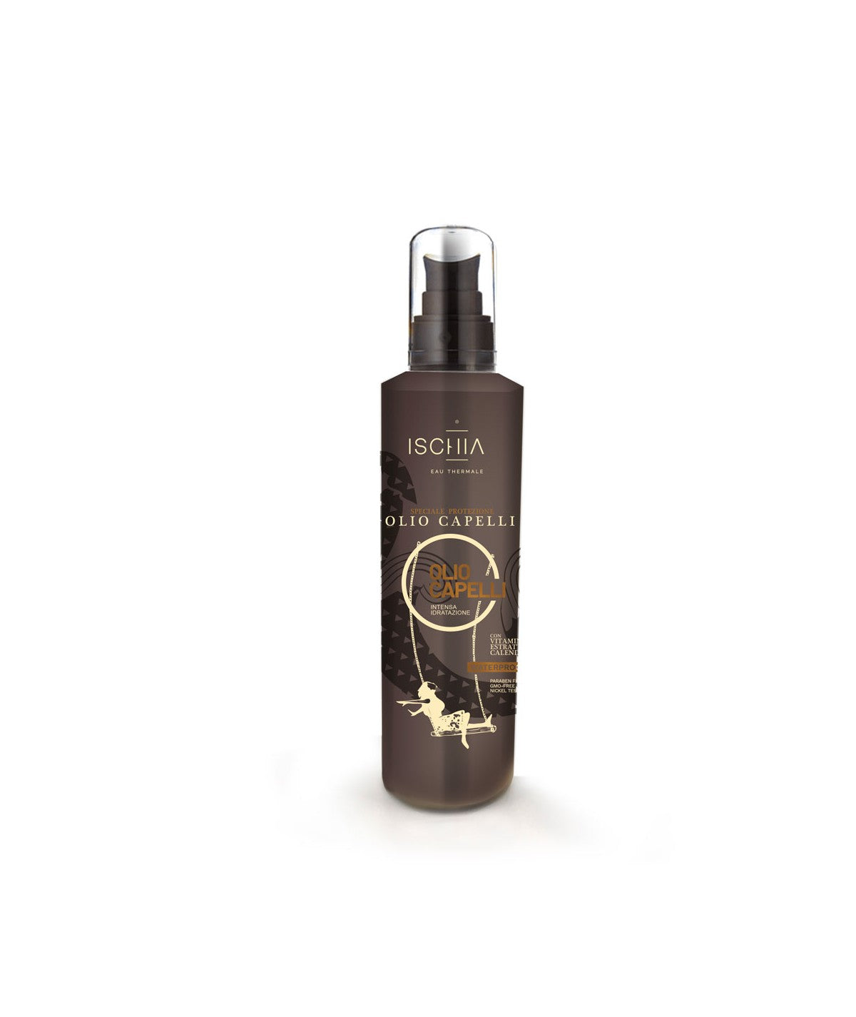 Ischia Eau Thermale Protezione Solare Olio Per Capelli Waterproof Spray 150 ml
