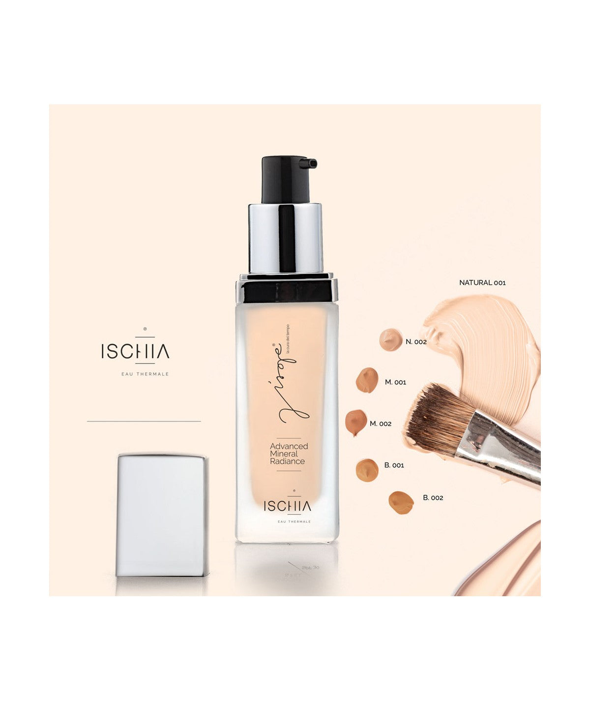 Ischia Eau Thermale Visage Fluid Foundation Second Skin 30 ml