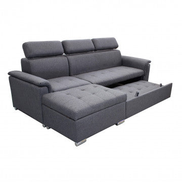 Divano componibile design moderno con chaise longue