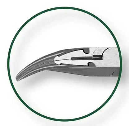 Pinza Becco Curvo a Punta 160 MM – Acciaio al Carbonio, Impugnatura Bicolore