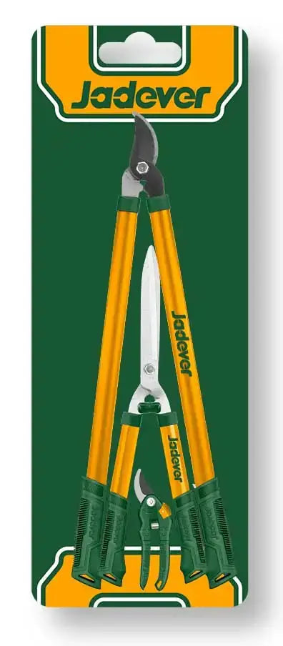 Gartenscheren-Set 3-tlg. Jadver: Schere 20cm, Astschere 55cm, Bolzenschneider 69cm