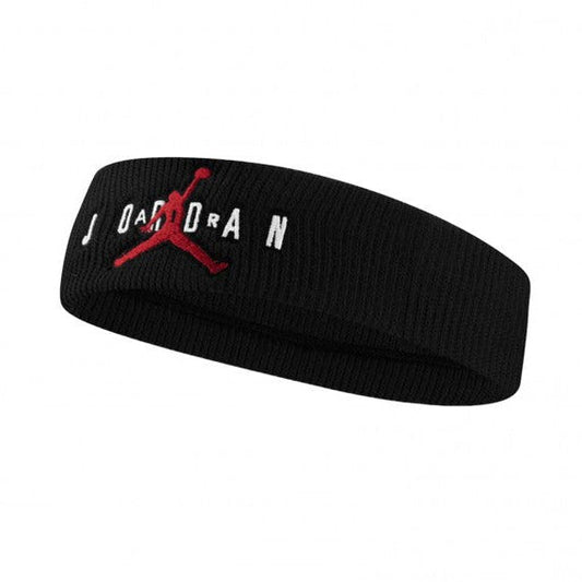 Jordan fascia tergisudore Dry-Fit Terry Jumpman DX7001-063 nero rosso taglia unica