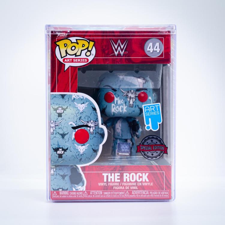 Funko Pop! WWE (44) Artist Series: The Rock mit Hülle „Special Edition“ Figur 9 cm
