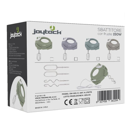 Joyteck Sbattitore Elettrico A 5 Velocita 150W Frullatore Impastatore Per Dolci