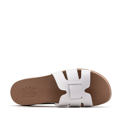 Skechers BOBS Desert Kiss Low Peak Look 114707/WHT Bianco – Sandali Donna Vegan