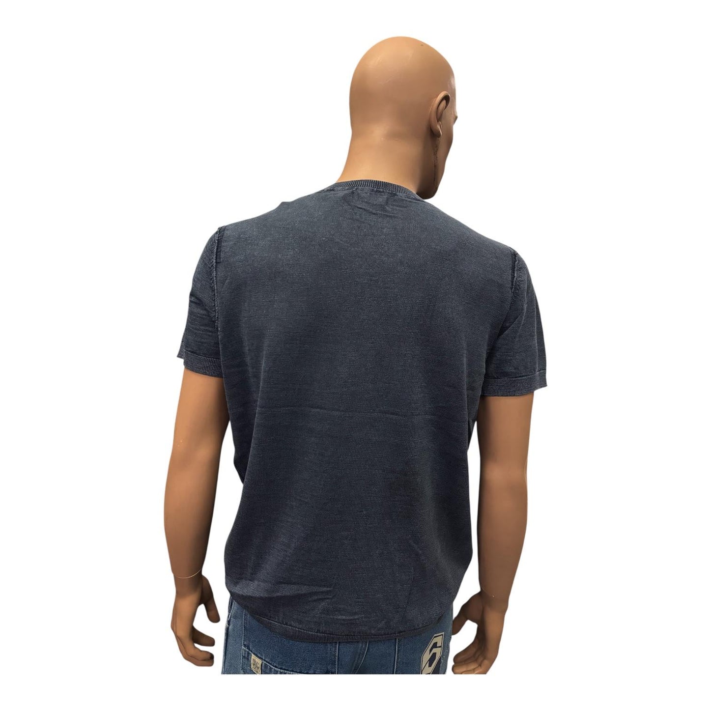 Censured Maglia Filo Uomo Manica Corta MMC246TTTC6 212F Blu