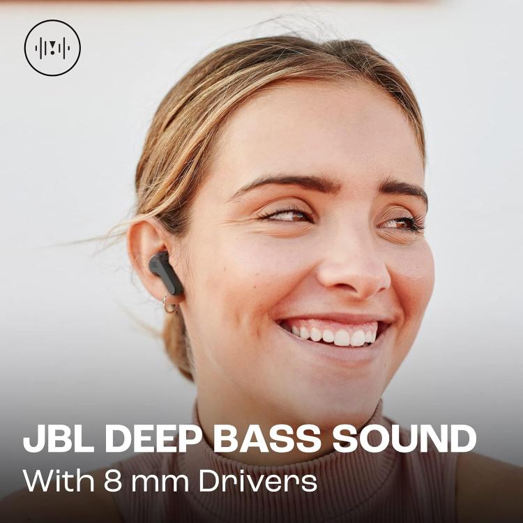 Jbl Wave Beam In-Ear-Kopfhörer IP54 Kabellose Bluetooth Kopfhörer Schwarz