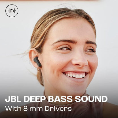 Jbl Wave Beam In-Ear-Kopfhörer IP54 Kabellose Bluetooth Kopfhörer Schwarz