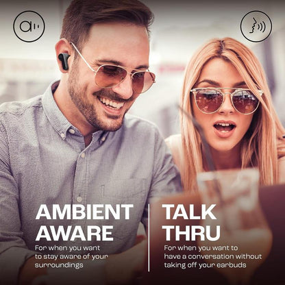 Jbl Wave Beam In-Ear-Kopfhörer IP54 Kabellose Bluetooth Kopfhörer Schwarz