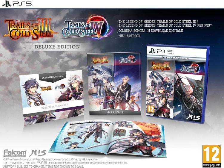 The Legend Of Heroes Trails Of Cold Steel Iii - Iv Deluxe Edition Ps5 Videospiel