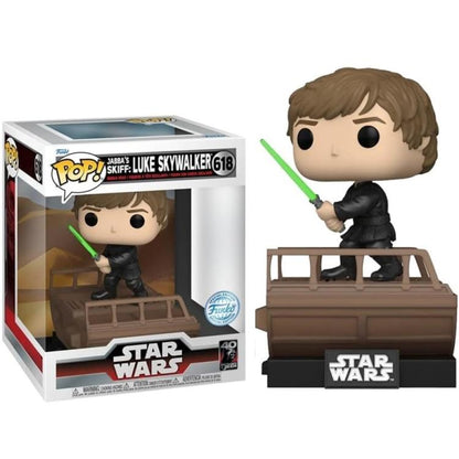 Funko Pop ! Star Wars Jabba's Skiff (618) Luke Skywalker Special 40. Jubiläum