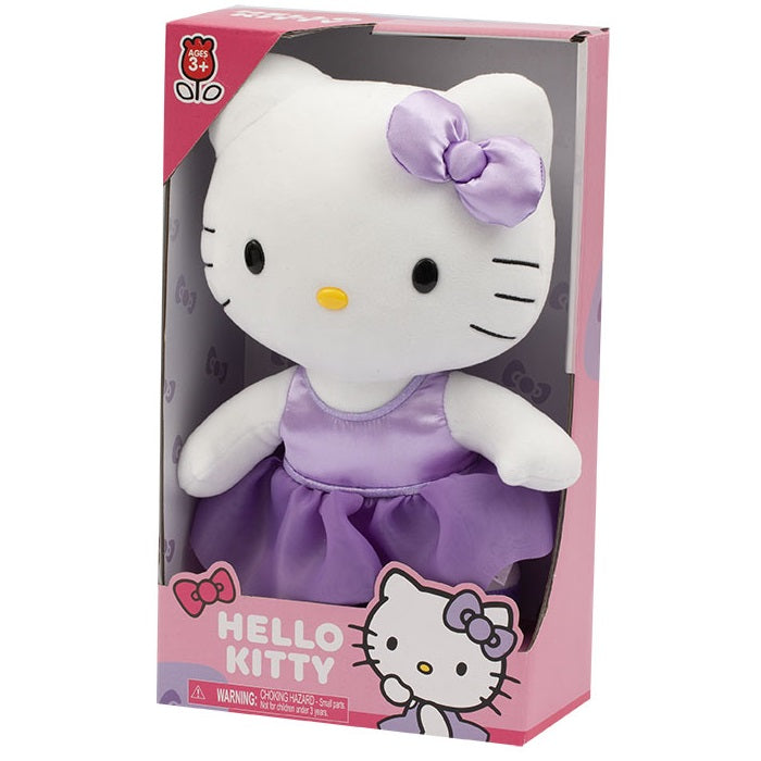 Plüschtier Hello Kitty Lila Kleid 30cm Weiches Sammlerstück Plh1076
