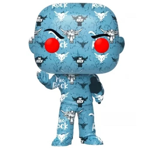 Funko Pop! WWE (44) Artist Series: The Rock mit Hülle „Special Edition“ Figur 9 cm