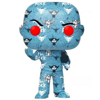 Funko Pop! WWE (44) Artist Series: The Rock mit Hülle „Special Edition“ Figur 9 cm