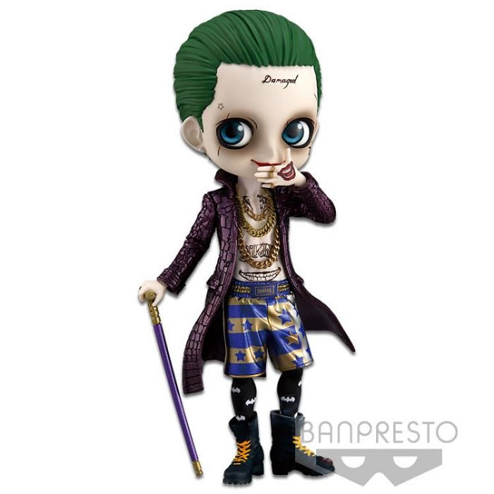 BANPRESTO Q POSKET DC SUICIDE SQUAD - JOKER STATUETTE BANDAI ACTIONFIGUR 14CM