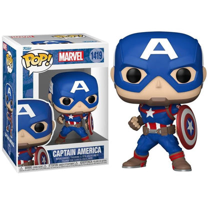 Funko Pop! Marvel New Classic Captain America – (1419) Captain America Figur