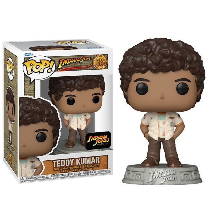 Funko Pop! Movies Indiana Jones – (1388) Teddy Kumar Vinylfigur Wackelkopf 9 cm