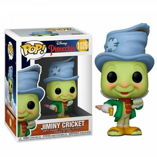 Funko Pop ! Disney Pinocchio - (1026) Jiminy Cricket Figur 9 cm