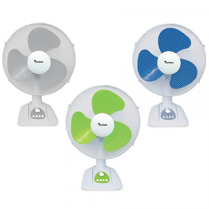 Jordan Tischventilator Flügel Ø 40cm 45W Einstellbar Oszillierend Timer Büro