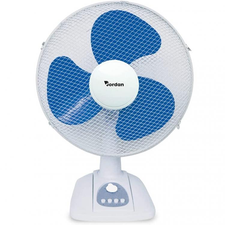 Jordan Tischventilator Flügel Ø 40cm 45W Einstellbar Oszillierend Timer Büro
