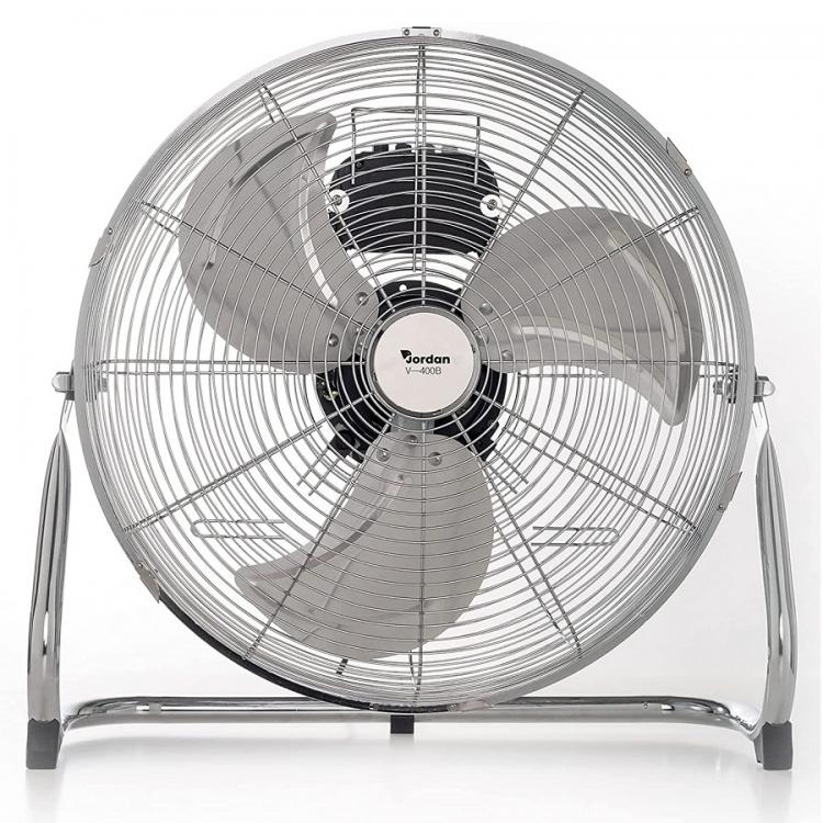Standventilator Stahl 100W Aluminiumflügel 50cm 3 Geschwindigkeiten Oszillierend