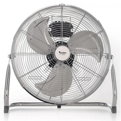 Standventilator Stahl 100W Aluminiumflügel 50cm 3 Geschwindigkeiten Oszillierend