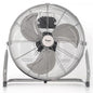 Floor Fan Steel 100W Aluminum Blades 50Cm 3 Speeds And Oscillating