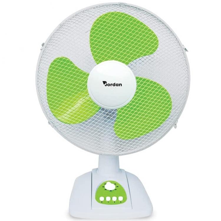 Jordan Tischventilator Flügel Ø 40cm 45W Einstellbar Oszillierend Timer Büro