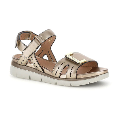 Stonefly ELODY 24 223658-I89 – Sandalo Donna Pelle Laminata Oro Blusoft®