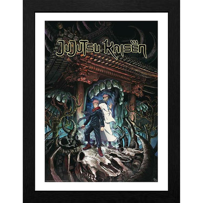 ABYSTYLE - JUJUTSU KAISEN (ITADORI & SUKUNA) GERAHMTES POSTER BILD MIT RAHMEN