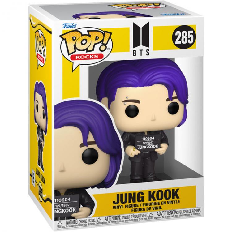 Funko Pop Rocks BTS Serie 3 - Jung Kook 285 Vinylfigur Boyband Sammlerstück