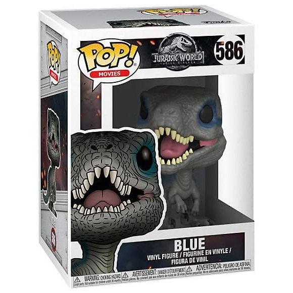 Funko Pop ! Movis - Jurassic World - (586) Blue  - Park Vinyl Figure 9Cm