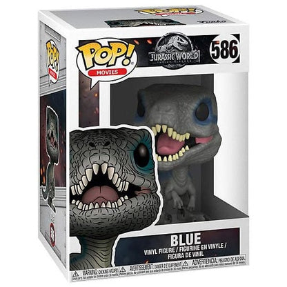 Funko Pop ! Movis - Jurassic World - (586) Blue  - Park Vinyl Figure 9Cm