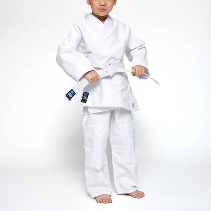 Leone Judogi AB401 Bianco - Kimono Judo Unisex 130 cm