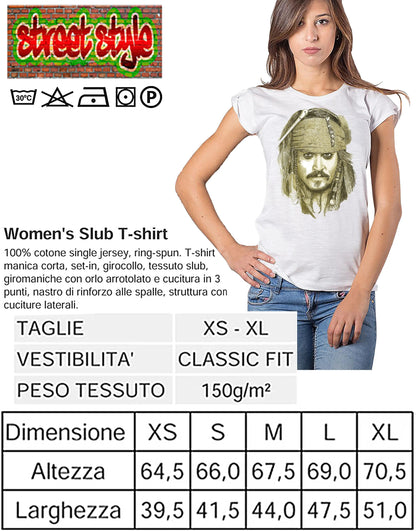 T-shirt Donna The Legend – Pirata Stilizzato | STREET